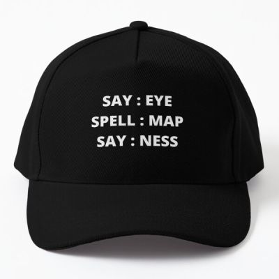 Say Eye Spell Map Say Ness Baseball Cap Hat Solid Color Czapka Women Black Casual Spring

 Bonnet Mens Printed Hip Hop Sun