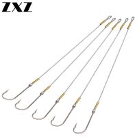 10Pcs 27cm 4.3g Deep Sea Fishing Steel Wire Big Hooks Boat Fishing Tools for Large Fish Jig Head Swivel Assist Hook Accessories Fishing Lines