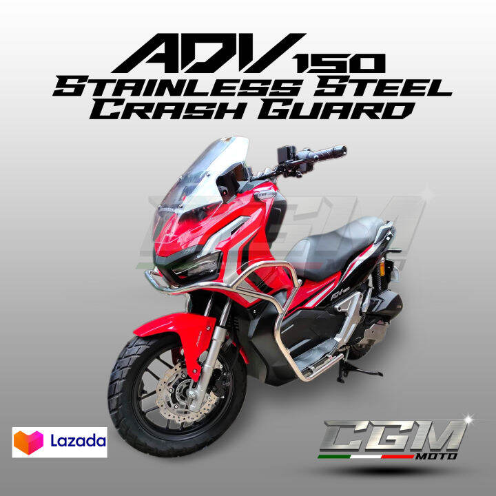 ⭐️ ADV 150 FULL Armor Crash Guard Pure Stainless Steel for Honda ADV