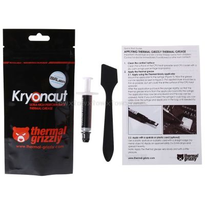 Thermal Grizzly Kryonaut 1g Thermal Grease for CPU AMD In Processor Heatsink Fan Compound Cooling Thermal Paste Cooler D10 19