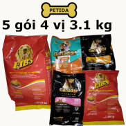 Hạt cho chó 4 vị 3.1kg Ganador Fib s