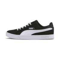 PUMA BASICS - รองเท้ากีฬา Smash Vulc Canvas สีดำ - FTW - 37475402