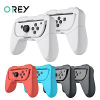 2pcs For JoyCon Stand Holder For Nintendo Switch Oled Controller Gamepad L/R Handle Hand Grip Case ABS Bracket Accessories Controllers