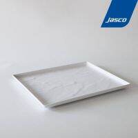 Jasaco ถาดใส่อาหาร เมลามีน Slate Tray #MSP-1210WT