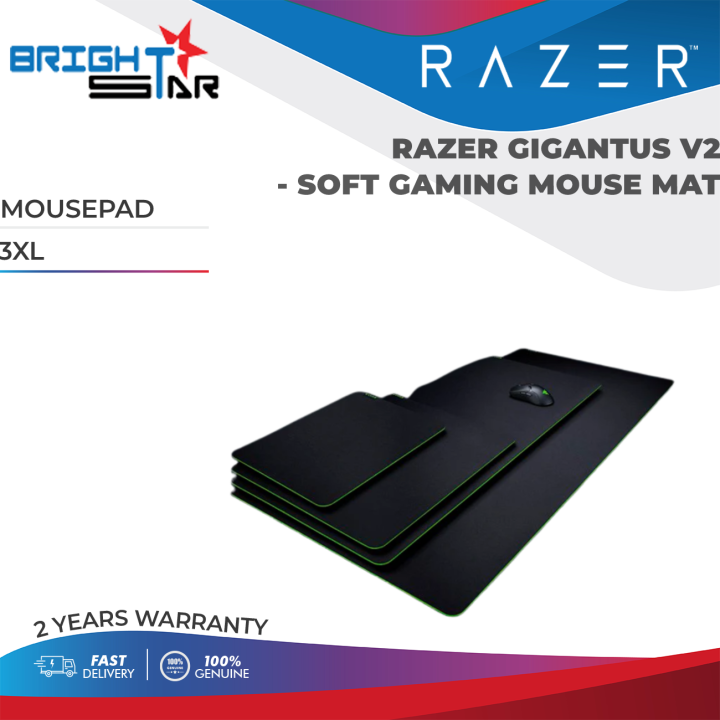 MOUSEPAD / RAZER GIGANTUS V2 SOFT GAMING MOUSE MAT / 2YR / Lazada