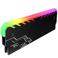 หม้อน้ำ Ram เปลือกเย็น Rgb นำผล256ไฟเปิดปิดอัตโนมัติฮีทซิงค์อะลูมิเนียมเสื้อกั๊กระบายความร้อน Deskmemory