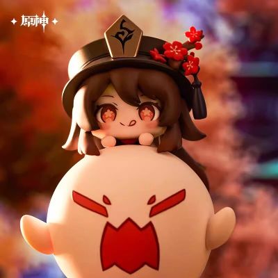 HU TAO Rock Music Cartoon Doll Q Version Game Genshin Impact Official Garage Kit Kawaii Gift Anime Ornament Mihoyo New Pre-Order