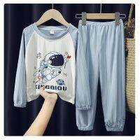 【Ready Stock】 ❈✷✺ C22 Childrens Pajamas Long-Sleeved Boys Girls Cartoon Homewear Long-Sleeve