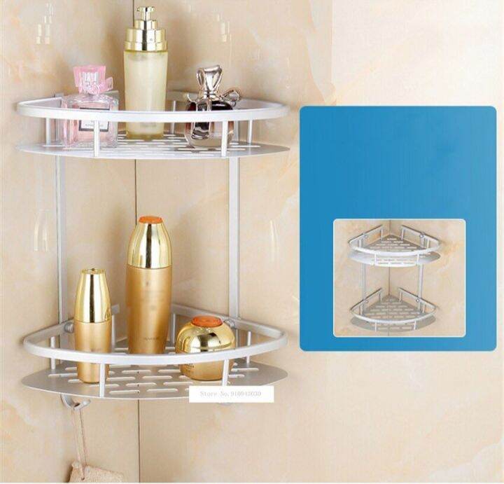 Bathroom Wall Mounted Organizer Aluminum Rack Lazada PH