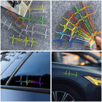 JDM สติ๊กเกอร์แต่งสติกเกอร์ติดมอเตอร์ไซค์ติดรถยนต์สติกเกอร์ติดรถยนต์ลายหัวใจเต้นเร็วสติ๊กเกอร์ไวนิลติดบนรถมอเตอร์ไซค์สติกเกอร์อุปกรณ์เสริมรถยนต์