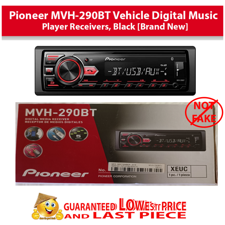 Pioneer MVH290BT "Single Din" Vehicle Upgrade for Digital Music Player