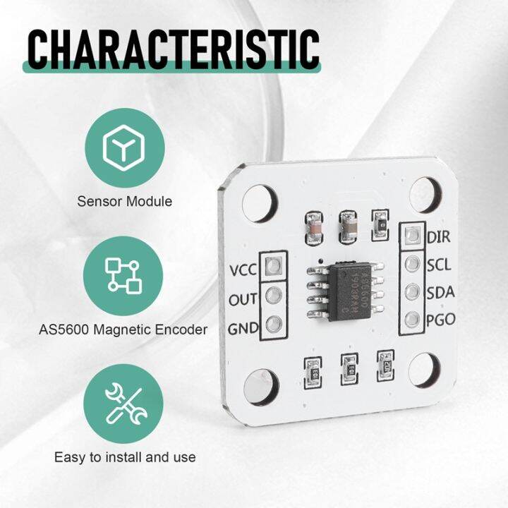 4pcs-as5600-magnetic-encoder-magnetic-induction-angle-measurement-sensor-module-12bit-high-precision