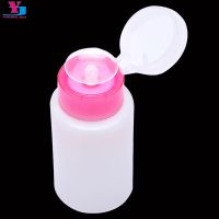 【CC】 Top 150ML Pink Alcohol Press Remover Cleaner Bottle Dispenser Make Up Refillable