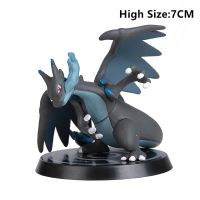 6Pcs/Set Pokemon Anime Figure Pikachu Charizard Mewtwo Blastoise Venusaur Dracaufeu Action Model Christmas Collection Toy Gifts