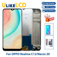 6.52 "ทดสอบสำหรับ Oppo Realme C12หน้าจอแสดงผล LCD + หน้าจอสัมผัส Digitizer สำหรับ OPPO Narzo 20จอแสดงผล LCD เปลี่ยน