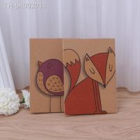 ◊﹍ Mini Cute Cartoon Notebook Handy Pocket Notepad Brown Journals Diary 32 Pages