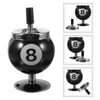 VORCOOL Ash Tray Billiard Ball Shape Vintage Ashtray Desktop Ashtray ตกแต่งบ้าน