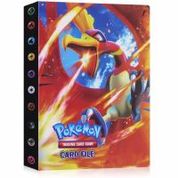 【CW】 240Pcs Cartoon Pokemon Cards Collectors Holder TOMY Anime Game Card Album Book Binder Folder Top Loaded List Toys Gift For kids