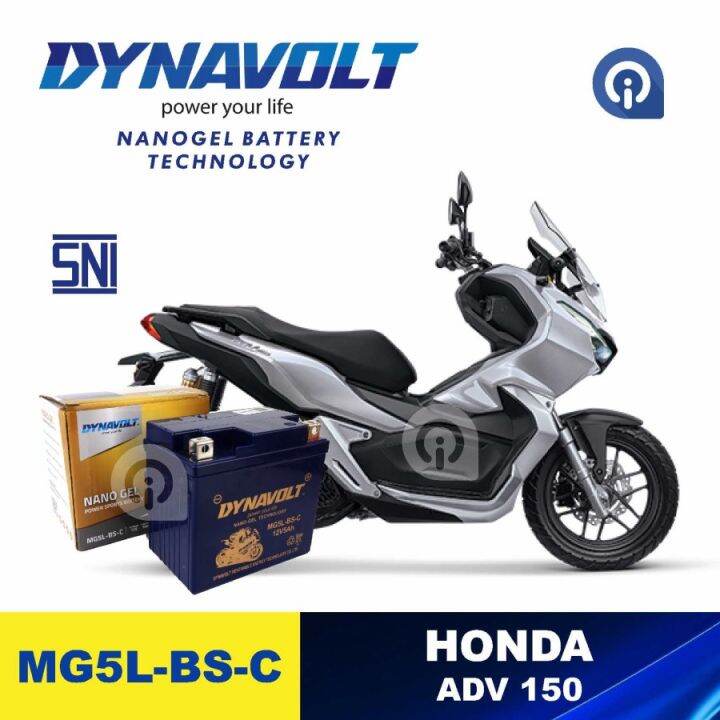 Accu Aki Motor HONDA ADV 150 ORIGINAL DYNAVOLT | Lazada Indonesia