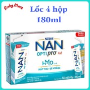 Date 9.2023 Lốc 4 hộp sữa Nan pha sẵn Optipro Kid 180ml