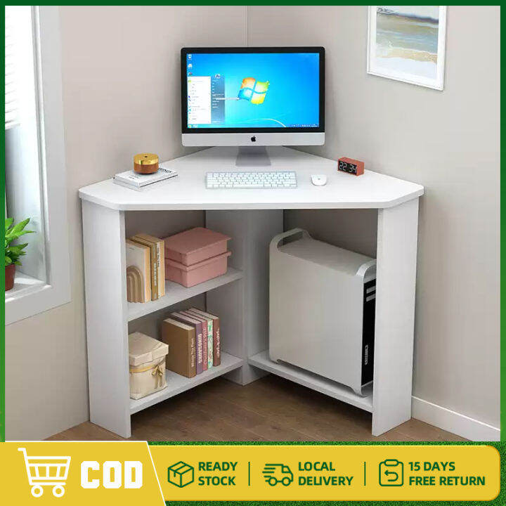 Corner Desk Bookcase Combination Simple Corner Desktop Computer Desk Corner Wooden Writing Desk