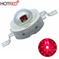 100pcs High Power LED Chip 3W Grow LED 660nm Deep Red SMD Diode COB DIY Grow Light For Plant Fruit Growth