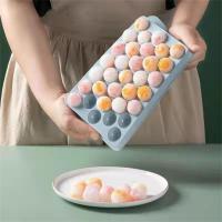 33 Grid Round Ice Cube Mold Ice Tray Food Grade Homemade Ice Cream Makers Mold Ice Cream Party Whiskey Cold Kitchen Gadgets