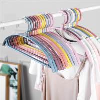 10pcs Thicken Clothes Hanger Household Non-slip Semi-circular Seamless Cloth Hangers Dry and Wet Cloth Rack Clothes Hanger