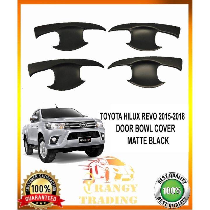 Toyota Hilux Revo 2015 to 2018 Door bowl cover matte black 2016 2017 ...