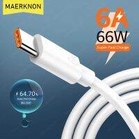 สาย6A 66W USB C,สายชาร์จเร็วสุดๆชนิดสายค่าโทรศัพท์ข้อมูลสำหรับ Huawei Mate 40 50 Xiaomi 12 11