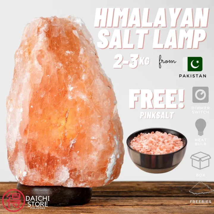 Himalayan Salt Lamp 23kg with Dimmer with FREE PINK SALT Authentic from Pakistan Lazada PH