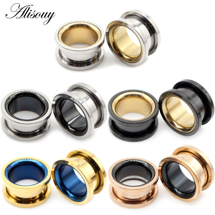 Gold ear clearance plugs tunnels