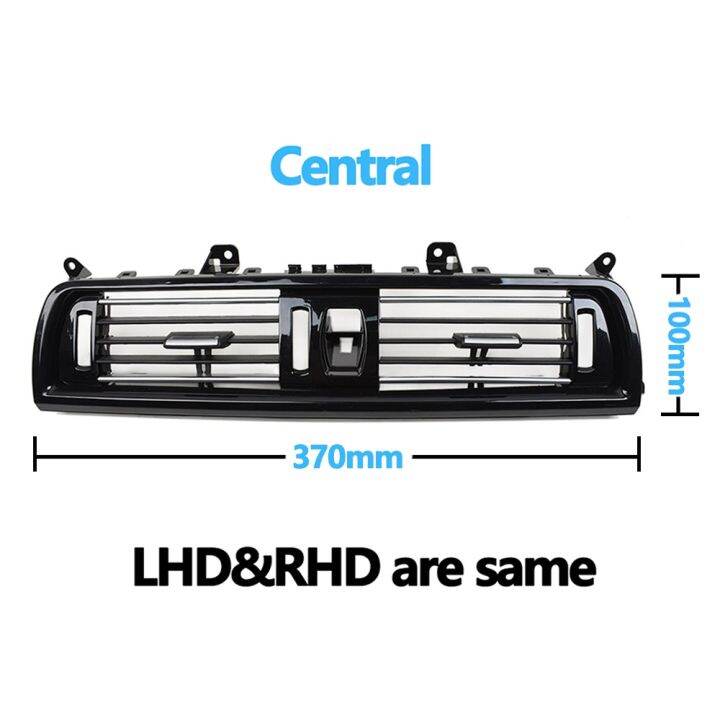 hot-lozklhwklghwh-576-ร้อน-w-lhd-rhd-ด้านหน้าช่องระบายอากาศ-ac-outlet-แผงเปียโนสีดำ-chrome-สำหรับ-bmw-5-series-f10-f11-f18-520i-523i-525i-528i-535i