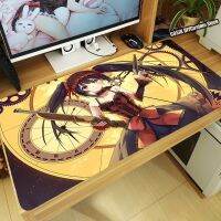 【DT】New Anime Date A Live Tokisaki Kurumi Mouse Pad Non-slip Oversize Keyboard Desk Mat Computer Thicken Mousepad Gaming Accessories hot