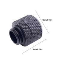 8-Pack G14" Quick Tighten Soft Tube Compression Fitting for PC Water Refreshing Connector 10x16mm