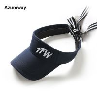 ☄♦™ Womens golf hats Fashionable golf hats for womens tennis and badminton sports topless long-brimmed hats