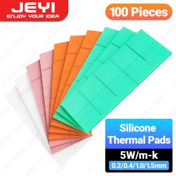 2 Pcs Pad Thermique en Silicone Thermal Pad 100*100mm Pad