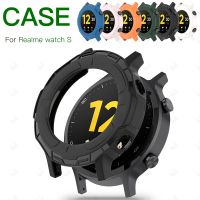 ❈ Protective Case Cover for Realme Watch S Shock-Proof Soft Silicone Shatter-Resistant Smart Watch protector Shell for Realme S