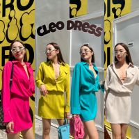 เดรสเชิ้ตแขนยาวกระดุมหน้า✨Cleo Dress✨ทรงสวยมาก✨ดีเทลเก๋สุดๆ งานป้ายAKKARA