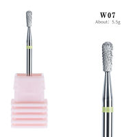 5 in 1 Nail Drill Bits Acrylic Nails Cuticle Remover Drill Bit Tungsten Steel Manicure Pedicure Tool for Home Salon