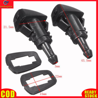LeadingStar RC Authentic 2Pcs Front Windshield Washer Nozzles Auto Wiper Spray Fluid Nozzle Replacement 5160308AA Auto Accessories
