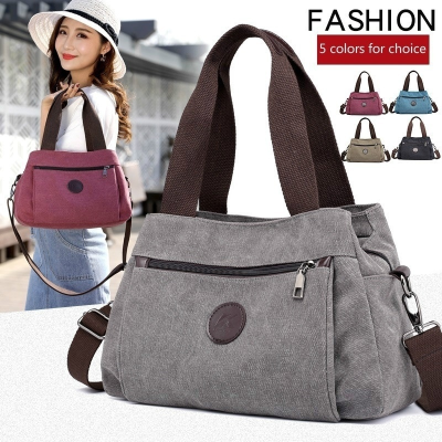Womens Canvas Bag Handbags Shoulder Bags Messenger Bags Crossbody Bags Tote Large Capacity Work Bags bags for women