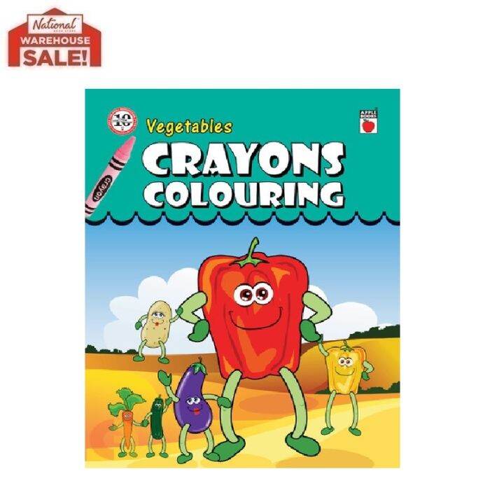 PP VEGETABLES CRAYONS COLOURING Lazada PH