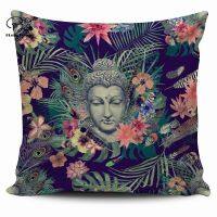 （ALL IN STOCK XZX）Latest Hippie Mandala buddha pillowcase polyester decorative sofa pillowcase style-3   (Double sided printing with free customization of patterns)