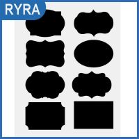 【YD】 40pcs Reusable Blackboard Stickers Removable Sticker Labels Jars Bottle Cup Chalkboard Wall