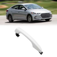 Car Front Right Outside Door Handle White 82661-F2010 Fits for Hyundai Elantra 2017 2018 2019 2020