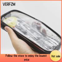 VERFZM SHOP พีวีซีพีวีซี กระเป๋าใส่ดินสอ กันน้ำกันน้ำได้ จุได้มาก กระเป๋าดินสอนักเรียน แบบพกพาได้ กระเป๋าดินสอซิป PVC สำหรับนักเรียน