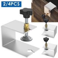 ✢✑❁ 2/4Pcs Cabinet Installation Clamp Stainless Steel Drawer Fixing Clip Adjustable Cabinet Hardware Jig Portable Front Drawer