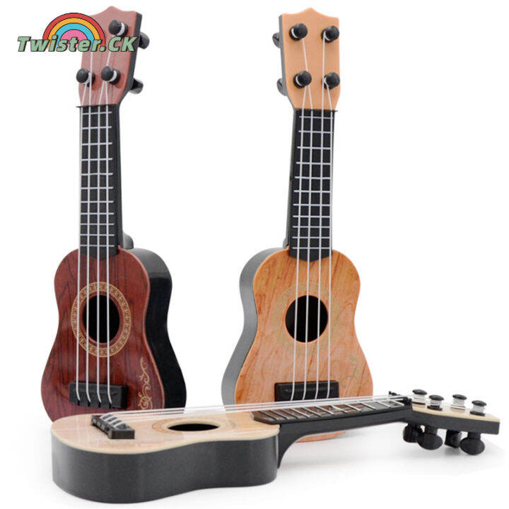 Twister.CK 25cm Ukulele Toy 4string Small Guitar Model Children Early