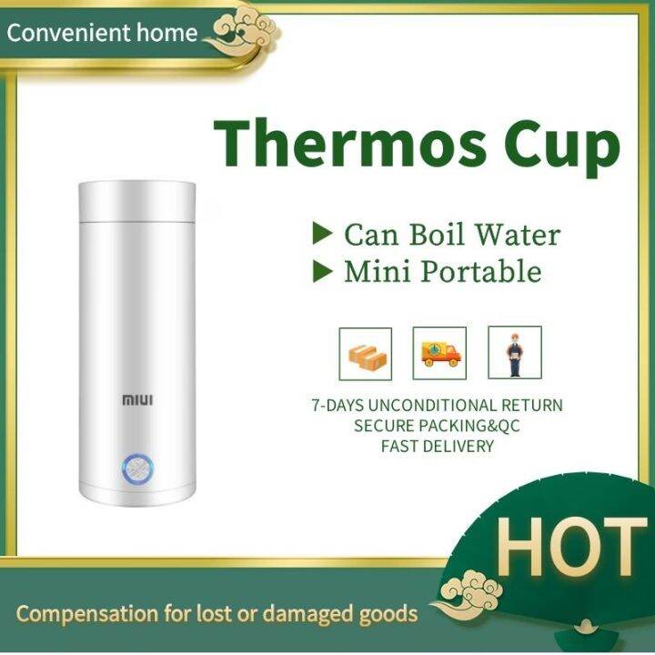 【in stock】 Thermos Cup Warm Portable Kettle Water Heater Bottle